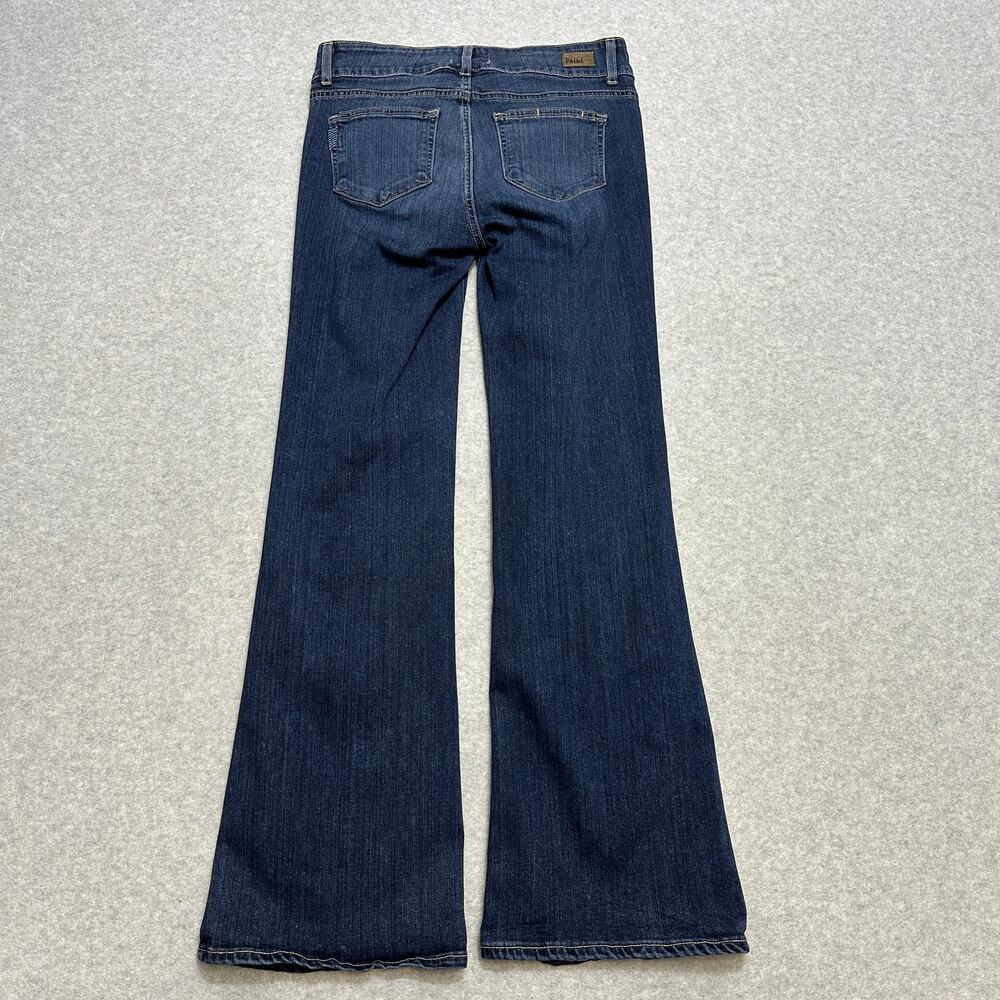 Paige Bootcut Jeans Womens Size 29 Dark Wash Blue Penrose Hidden Hills Mid Rise - Picture 7 of 13
